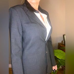 Theory Blazer - Charcoal Grey / Size 8 / Wool